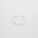 doppelring double ring silber