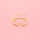 doppelring double ring gold