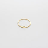 edgy diamond ring | solid gold