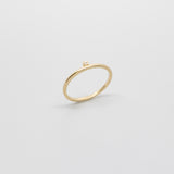edgy diamond ring | solid gold