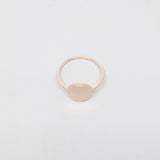 satin disc ring