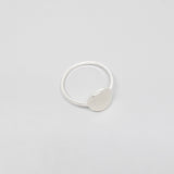satin disc ring