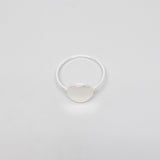 shiny disc ring