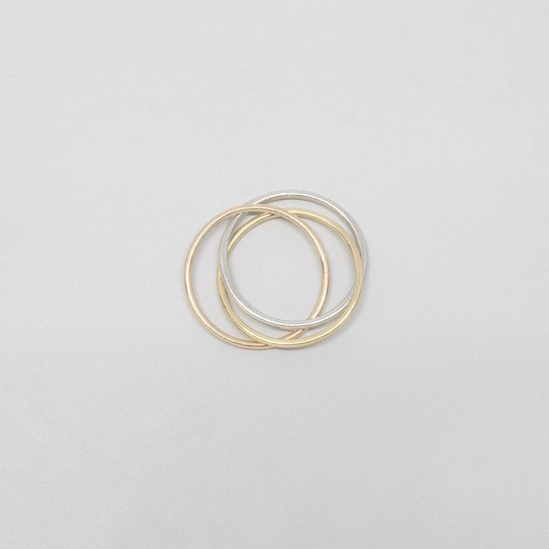 trio ring | solid gold