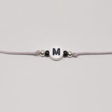 Buchstaben Armband in vielen Farben mit Sterling Silber
