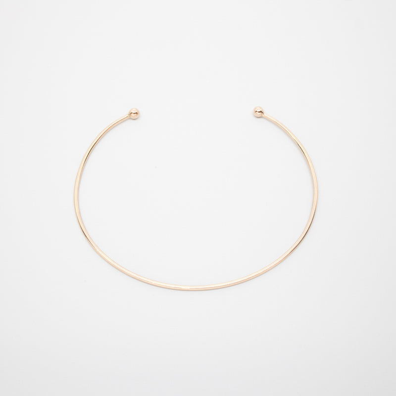 ball arm cuff | solid gold