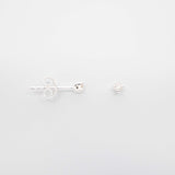 tiny diamond stud | solid gold