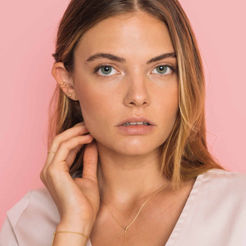 tiny double ear cuff