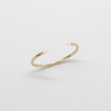 open diamond ring | solid gold