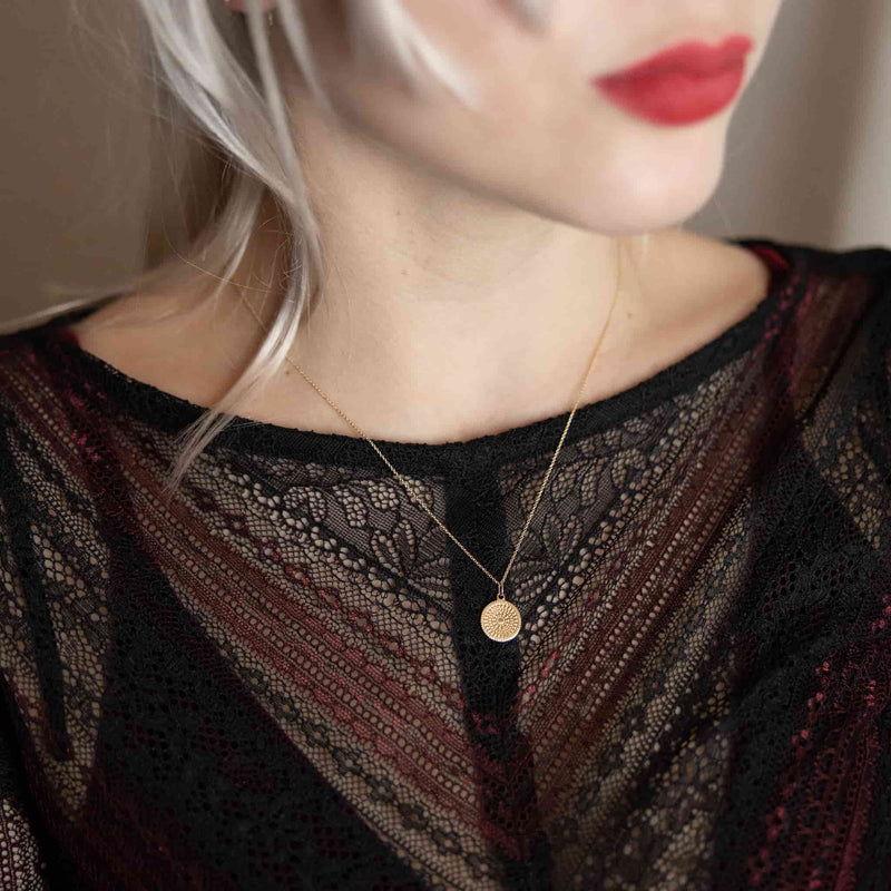 ornament necklace | solid gold