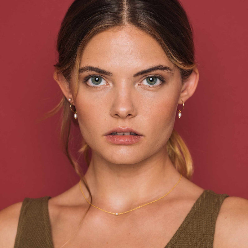 gemstone hoops