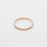 Satin Bandring Ring mit gebürsteter Oberfläche roségold