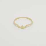 Gold Ring Zirkonia
