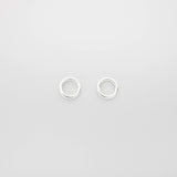 shiny circle studs