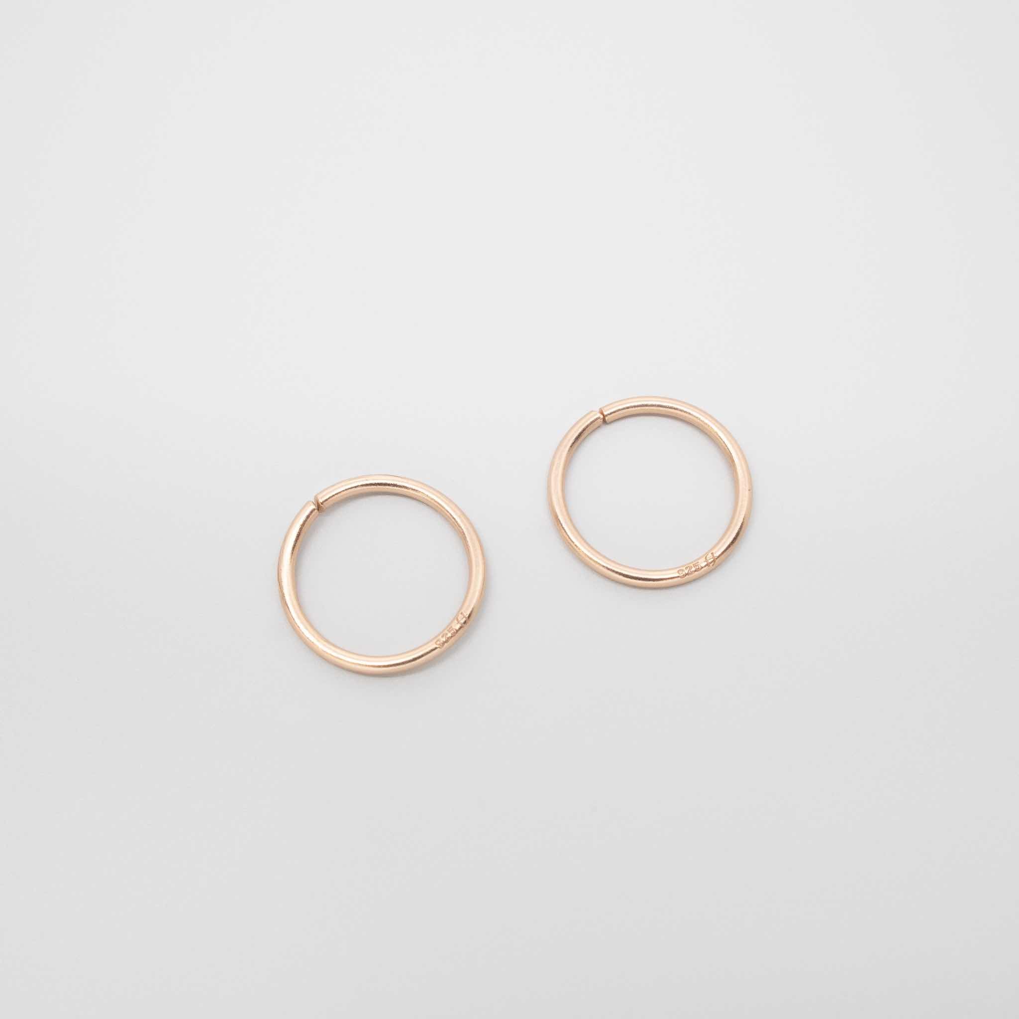 mini hoops shiny