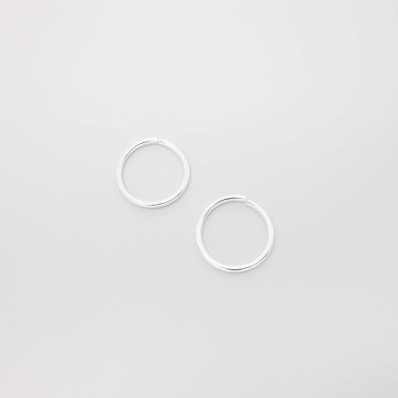 mini hoops shiny