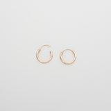 simple hoop | solid gold - XS / S / M