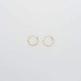 simple hoops | solid gold - XS / S / M