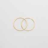 shiny single ring | solid gold